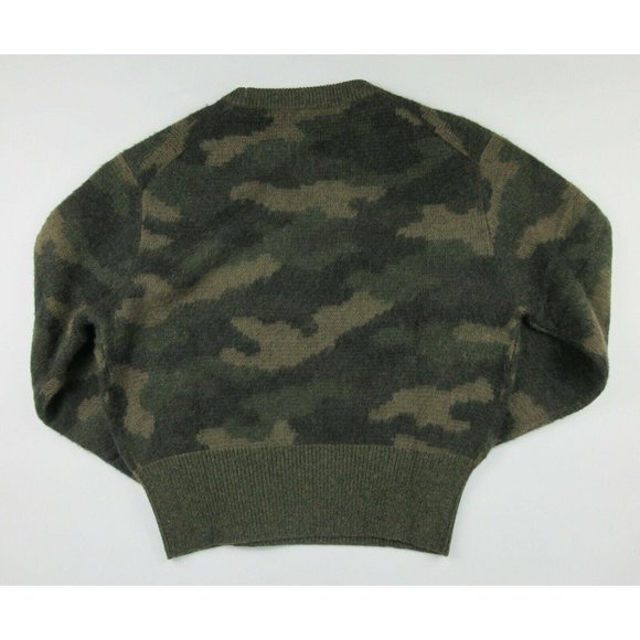 NWT $398 Polo Ralph Lauren Womens L Camo Sweater - Picture 8 of 11